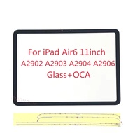 OEM Front Screen Outer Glass With OCA  Frame Sticker For iPad Air 6 11 inch A2902 A2903 A2904 A2906 