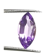 6x12 mm. marquise shape 1 natural amethyst gemstone 1 6x12 mm 1
