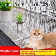 Jaring Pagar Plastik keras kebun/Cat netting balcony window/Balcony Protection net/Plastic Safety ne
