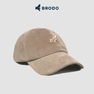 Brodo - Corduroy Hat Beige Logo