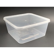 SQ 1500 Square Disposable Plastic Food Container [ 50sets± ] TAGE TSQ 1500 SQ1500