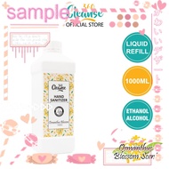 Cleanse360 Osmanthus Blossom Scent Hand Sanitizer 75 Ethanol Alcohol LiquidSpray Refill - 1000ml  1L  1 Liter