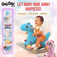 GGB 2 In 1 Kids Rocking Horse Rider Push Car Multifunctional Pony Ride-On Toys Mainan Kuda Goyang