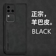 Vivo V30 / V30 Pro 5G Original Smooth Leather Lens Protection Full Protection Casing Sweat Resistant