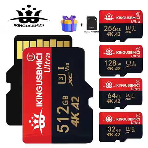 Micro TF SD Card Ultra SD Memory Card 64GB 256GB 32GB 64GB MicroSD U3 A2 TF Flash Cards for Xiaomi P