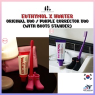 [Euthymol X Hunter Boots Stand Set] Original or Whitening Toothpaste 106g (2-Pack)