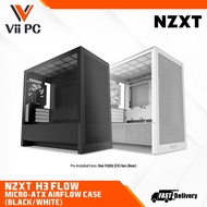 NZXT H3 FLOW MID TOWER DUAL CHAMBER TEMPERED GLASS ATX DESKTOP CASE