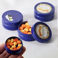 Miniature Danish Cookies Biscuit Model Simulation Blue Tin Tin Miniature Food Toy DIY Biscuit Food P