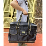 Tool bag with square lid, waterproof hard base, size 20 inches (52x23x34cm)