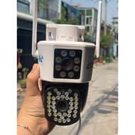 Yoosee outdoor 4G Camera with 2 eyes, 360 degree rotation, color night vision with memory card 32g, 