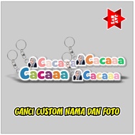 GANTUNGAN CHARACTER KEYCHAIN CUSTOM NAME AND PHOTO KEYCHAIN PHOTO KEYCHAIN CUSTOMbebas