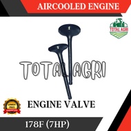 Engine Valve Intake Exhaust 178F Aircooled Diesel Engine 7HP