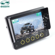 GreenYi Waterproof IP68 Car Monitor 7 Inch Vehicle 2 Channel IPS Screen Support AHD1080 For SUV Pick