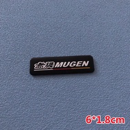 ป้ายโลหะตกแต่งภายในรถยนต์ Honda Civic Accord CRV RS Unlimited Mugen TYPER อุปกรณ์ตกแต่งรถยนต์
