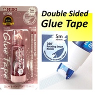 Niso Glue Tape Double Sided Rotating Nozzle 6mm X 5M GT506 /Bitoon Glue Tape Glue BT7515 / Changli G