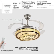 LEITONG | Variable Speed Silent Crystal Fan 42 Inch