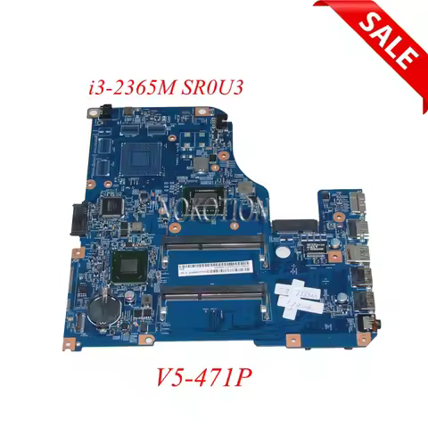 For ACER 48.4TU05.04M NBM4911005 Laptop Motherboard ASPIRE V5-471 V5-571 V5-471P CPU i3-2365M SR0U3 