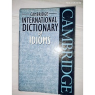 IDIOMS. CAMBRIDGE. INTERNATIONAL DICTIONARY. OF IDIOMS (English books English)