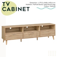 KABINET TV/RAK TV 3 LACI/ KABINET STORAN MEDIA/TV CABINET / HALL CABINET / MEDIA STORAGE / LIVING RO