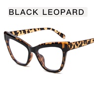 JN IMPRESSION Trendy Cat-eye Anti-blue Light Glasses Fashionable Exaggerated Bright-colored Large Fr