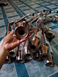 Bullet pipe TMX 125  Alpha Rusi125/150175/ Maikrobaik125/150 Skygo 125/150/Motor star125/150 Motopos