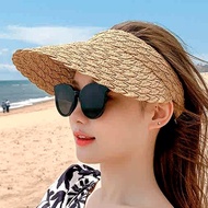 cute hat woman cap woman Straw Hat Women Summer Headband Sun Hat Small Fresh Beach Travel Sun Hat Ou
