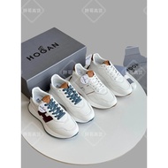 Hogan Thick-Soled White Casual Sport Shoes - Fashionable & Anti-Slip