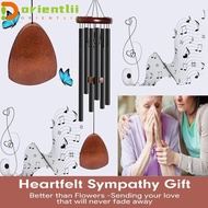 ORIENTLII Metal Tubes Windchime, 6 Rods Aluminum Aluminum Wind Chimes,  37 Inch Pendant Large Wind B