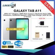 Samsung Galaxy Tab A11 (8GB+128GB) Original Tablet | WiFi & LTE Version | 90Hz 8.7 inch Display