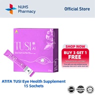 [NUHS Pharmacy] ATITA TUSI Eye Health Supplement 15s FloraGLO Lutein Bilberry Eye Fatigue Halal