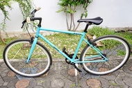 จักรยานฟิกเกียร์ ญี่ปุ่น - ล้อ 700x32C - Fixed Gear - Graphis GR-Pist - Size 48 - สีฟ้า [จักรยานมือส