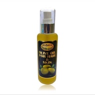 Al Zahra Olive Oil For Hair &amp; Skin (100ml) Olive Oil For Hair And Spray Bottle