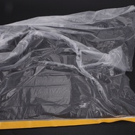 (DKCZ) 4 Pcs Plastic Dust Sheets Roll 0.55 x 20M Pre-Taped Masking Film Drop Cloths for Painting Bed