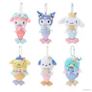 ของเล่นตุ๊กตานางเงือก Yela Sanrio Kuromi Melody Hangyodon Cinnamoroll Pachacco สําหรับเด็ก