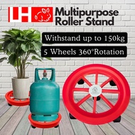 5 Wheels Gas Tank Roller Heavy Duty / Gas Roller Base / Gas Cylinder Tank Mover / Gas Roller Stand /