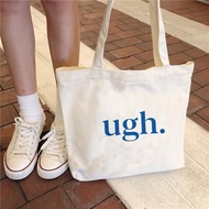 Tote Bag Canvas UGH / Tas Nudie Canvas / Tote Bag Kanvas / TIPE A