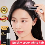 【48 hours without fading】Herbal Extracts Hair Dye Pen Quickly Cover White Hair Color Stick Nourish H