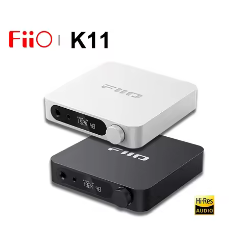 FiiO K11 Desktop Lossless HiFi USB DAC Power Headphone Amplifier Hi-Res Audio 4.4mm 6.35mm Balanced 