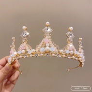 KIDSESORIES - Princess Crown - Premium Children's Crown - Children's Pearl Crown - Luxury Children's