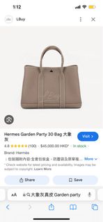 Hermes Garden Party 30