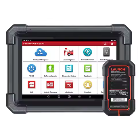 Launch X431 PRO3 ACE Elite CAN FD&DOIP Diagnostic Tool Machine for All Cars Online ECU Coding OBD2 S