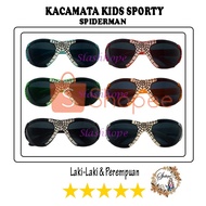 New Spiderman Fashion Glasses for Boys and Girls Black Character Glasses for Kids Cute Cool Alien Gl