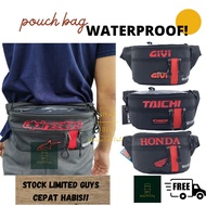 Ipoh Rider Pouch Bag Waist Sling Bag Beg Pinggang Porch Bag Kalis Air Beg Rider Water resistance Bag