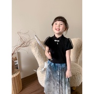 (3.28 phong cách mới là mới có nhiều lợi ích trong studio) Bộ đồ bé gái quần áo Trung Quốc mới dành