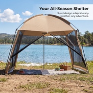 3-in-1 Camping Tent for All Season Outdoor Adventures - Rainproof Shelter
