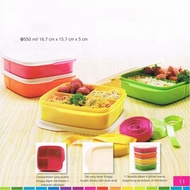 Tupperware Lollitup/Jollitup/Food Storage/Lunch Box/Bento/Food Supplies/School Supplies 550ml/590ml/1L (1Unit)