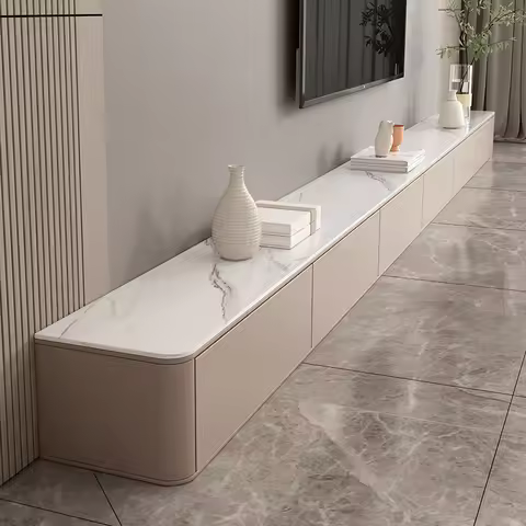 Monitor Console Tv Stands Living Room Aesthetic Minimalist Movies Tv Table Storage Organizer Suporte