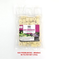 N30 PREMIUM BIO MINIBAC FILTER MEDIA 250g (N0162) 1KG (N0018)