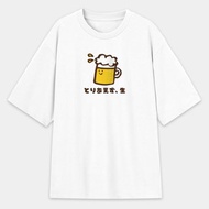 とりあえず生 總之先來杯生啤　中性韓版落肩純綿T 圓領 PU012