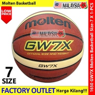 Molten GW7X FIBA Size 7 Basketball Men's Basketball Bola Keranjang #1650 #GW7X #Molten #FIBA #比赛专用篮球